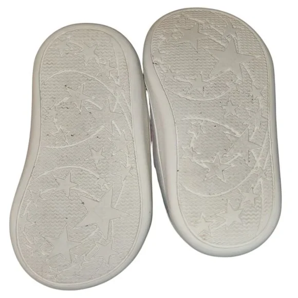 Carter's Just One You Baby Girls' Emily First Walk Sneakers - White Sz 3 - Picture 10 of 10